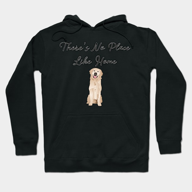 Golden  Dog stay Home Hoodie by Pet & Nature Lovers